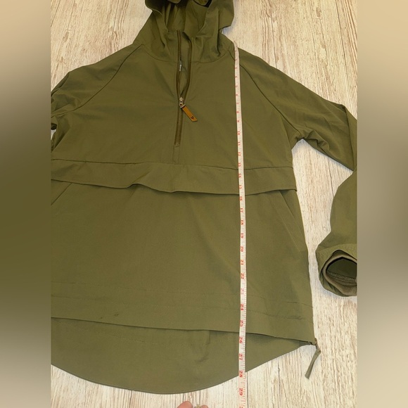 Life Integrity Earth LIV Emma Pullover Half Zip Hoodie Rain Jacket Green L - Picture 6 of 14